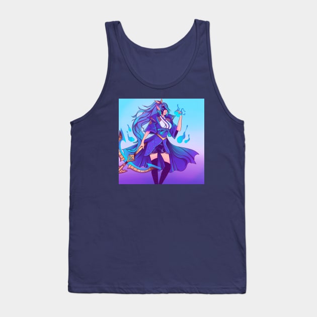 Spirit Blossom Vayne Tank Top by Linnebutt